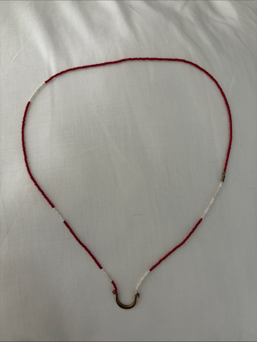 Sundance Brass Oxbow Necklace - Picture 3 of 3